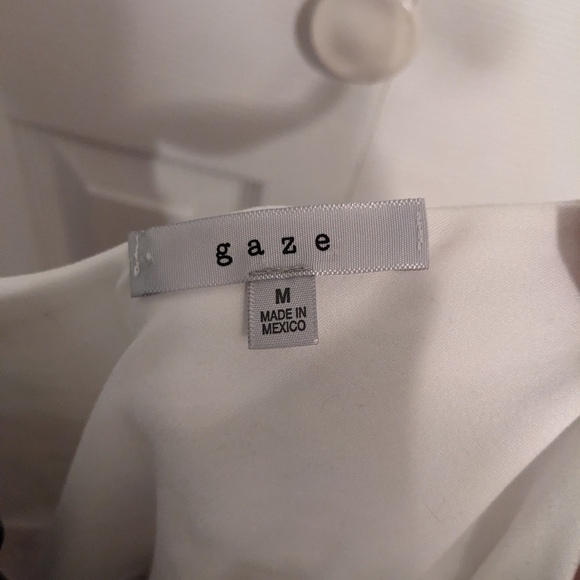 White floral bodysuit size M - Picture 5 of 6